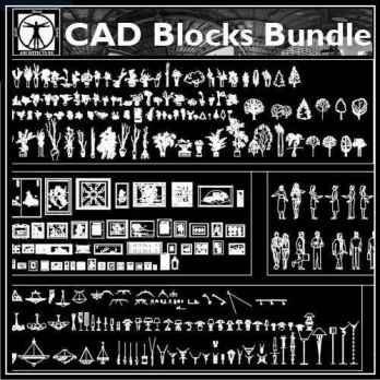 Mix cad blocks bundle