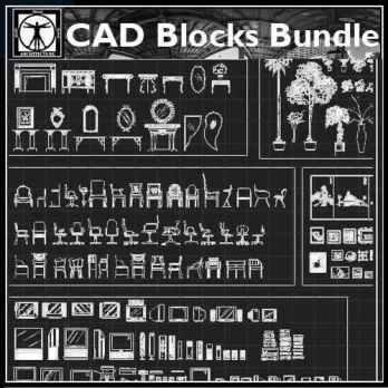 Interior design blocks Bundle