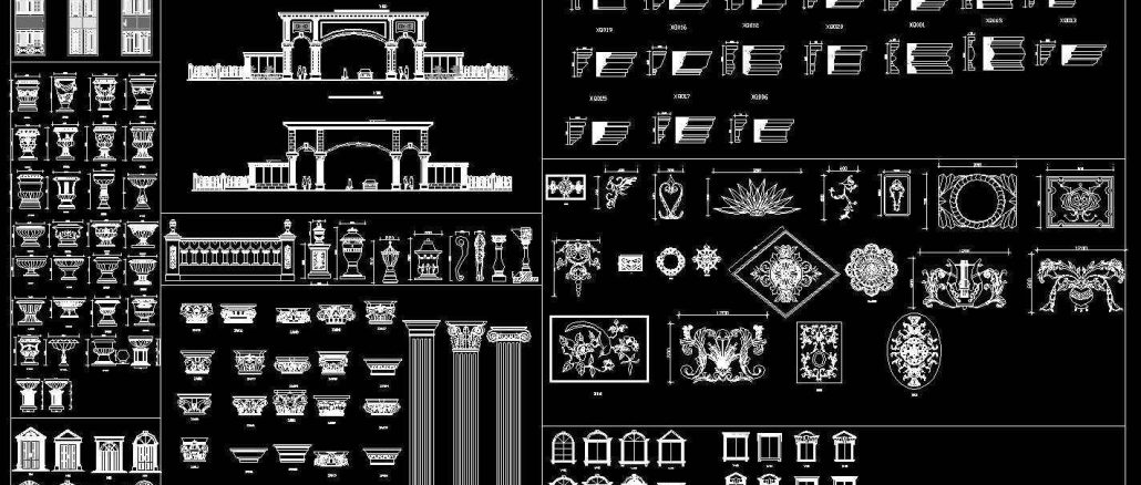 Architectural decorative blocks