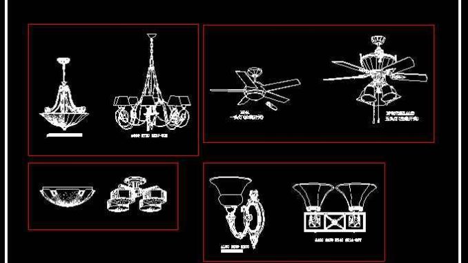 AutoCAD Blocks for Table Lamps Desk Lamp CAD Blocks, CAD Floor Lamps, Fans, Pendant Lighting AutoCAD Blocks, Wall Sconces CAD Symbols Ceiling Description