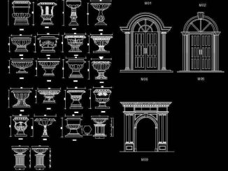 Finishes CAD drawings and blocks