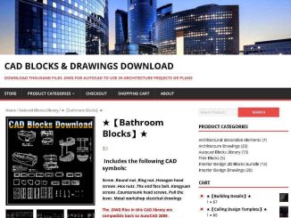 【Bathroom Blocks】Autocad Blocks & Drawings Download