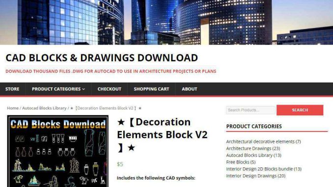 Decoration Elements Block