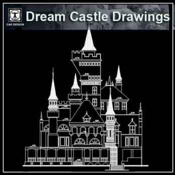 Dream Castle Cad Drawings 1