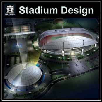 Stadium Cad Drawings 1