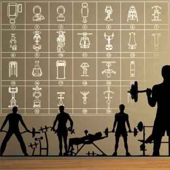 Fitness equipment cad blocks