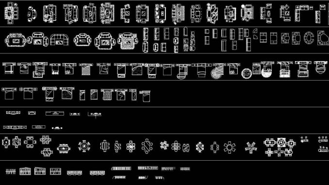 Interior Design CAD Collection