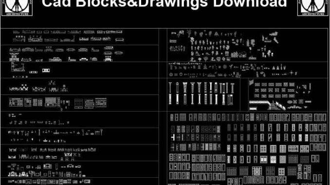 Furniture 2D CAD collection