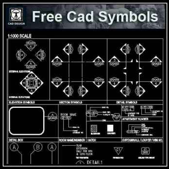 Free CAD Standard Symbols