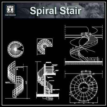 Free Spiral Stair Details