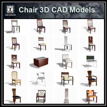 Chair 3D Cad Models