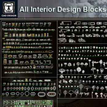 All Interior Design Blocks Bundle 7