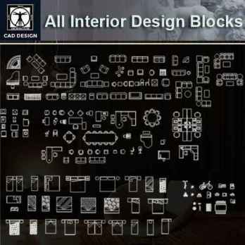 All Interior Design Blocks Bundle 8