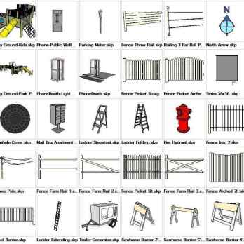 Sketchup Site Details 3D models download