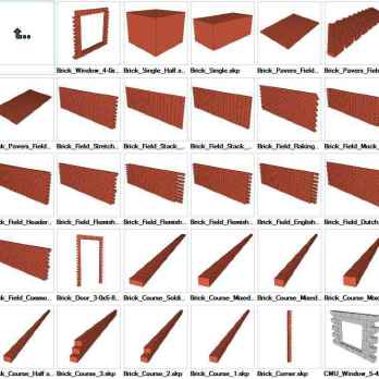Sketchup Masonry 3D models download
