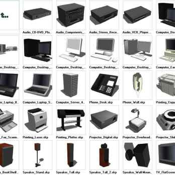 Sketchup Electronics 3D models download