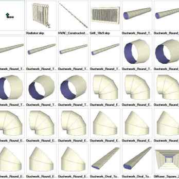 Sketchup HVAC 3D models download