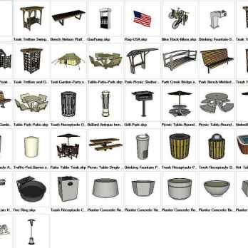 Sketchup Furnishings 3D models download