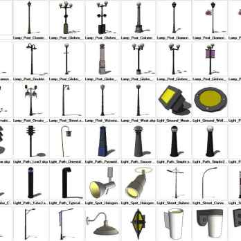 Sketchup Lighting Exterior 3D models download
