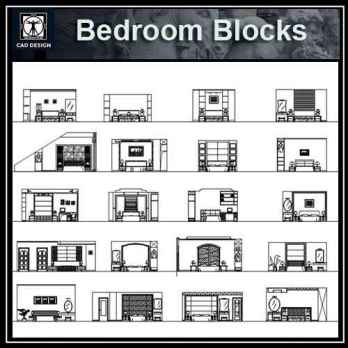 Bedroom Blocks-bedroom_elevation