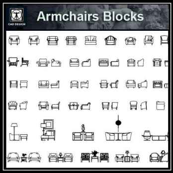 Furniture blocks-armchairs