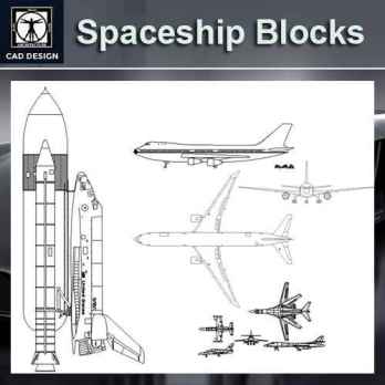 Transportation Blocks-spaceship,airplane