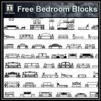 Free Bedroom Blocks -beds_front
