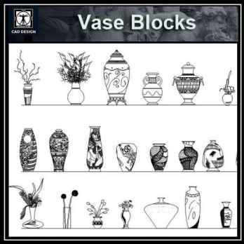 Free Appliances blocks-Vases