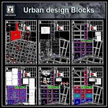 Free Urban design blocks