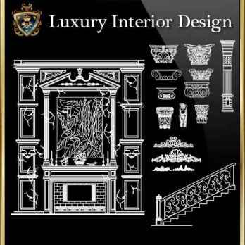 Luxury Interior Design CAD Blocks