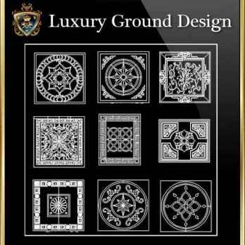 Luxury Ground Design CAD Blocks