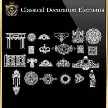 Free Classical Decoration Elements 8