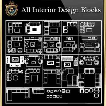 Interior Design Blocks Collection 4