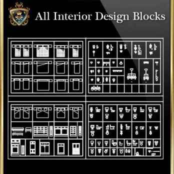 Interior Design Blocks Collection 5