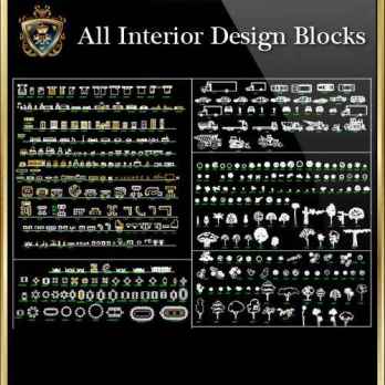 Interior Design Blocks Collection 7