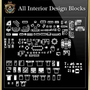 Interior Design Blocks Collection 8