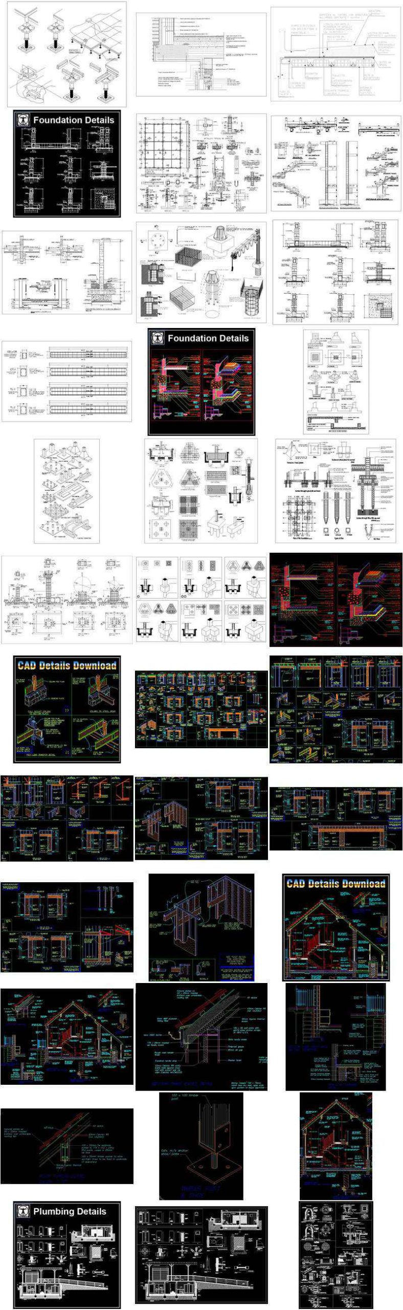 💎【All 40 Architecture CAD Details Collections】 (Total 40 Best Collections)💎 - Image 7