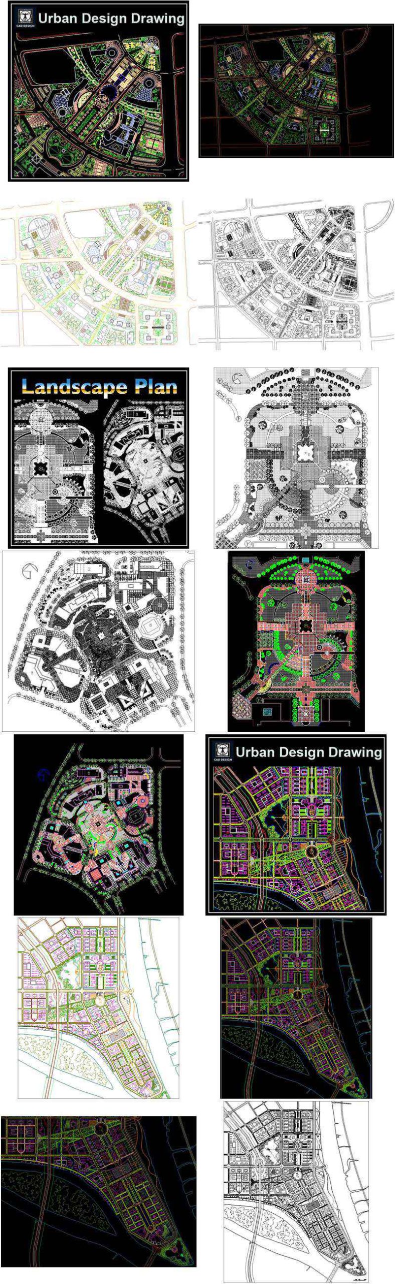 【All Urban Design CAD Drawings Collections】(Best Recommanded!!) - Image 13