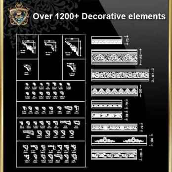 Over 1200+ Crown molding,Chair-rail,Door Trim,Skirting Board,Corner Post,Plain Molding