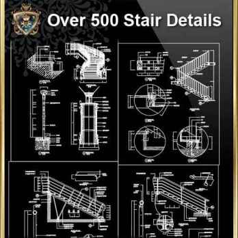 Over 500 Stair Details-Components of Stair,Architecture Stair Design