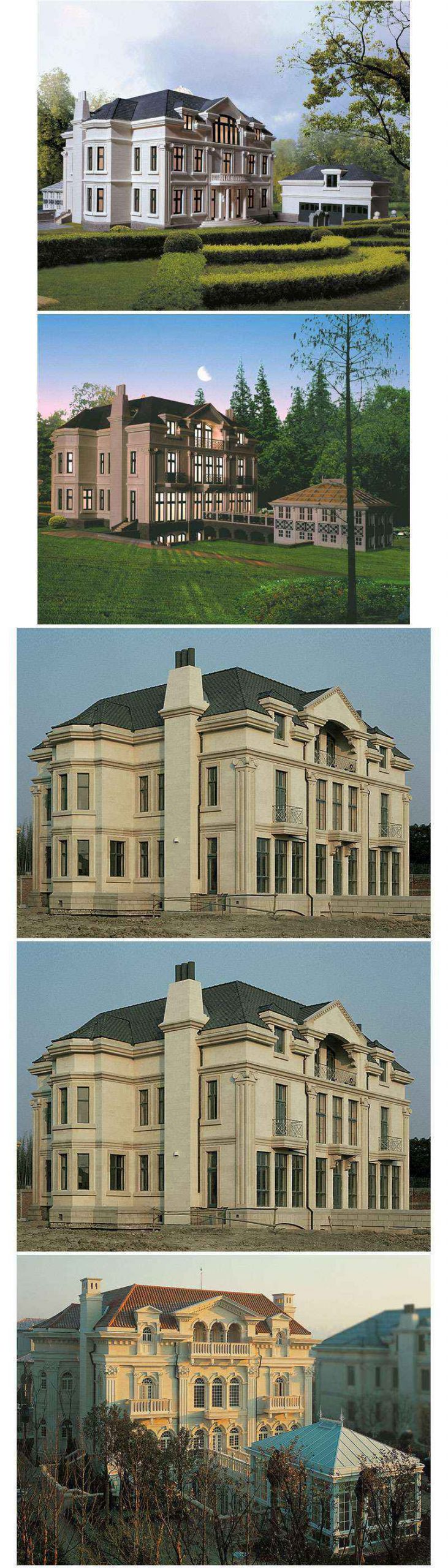 ★【Villa CAD Design,Details Project V.1-England Royal Style】Chateau,Manor,Mansion,Villa@Autocad Blocks,Drawings,CAD Details,Elevation - Image 3
