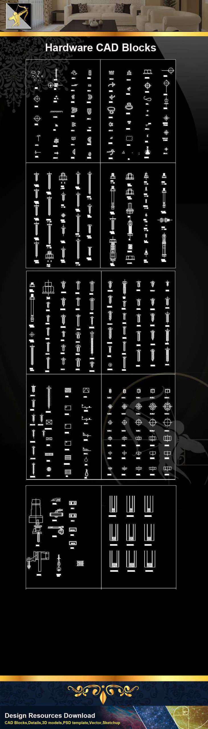 ★【Hardware CAD Blocks】 - Image 3