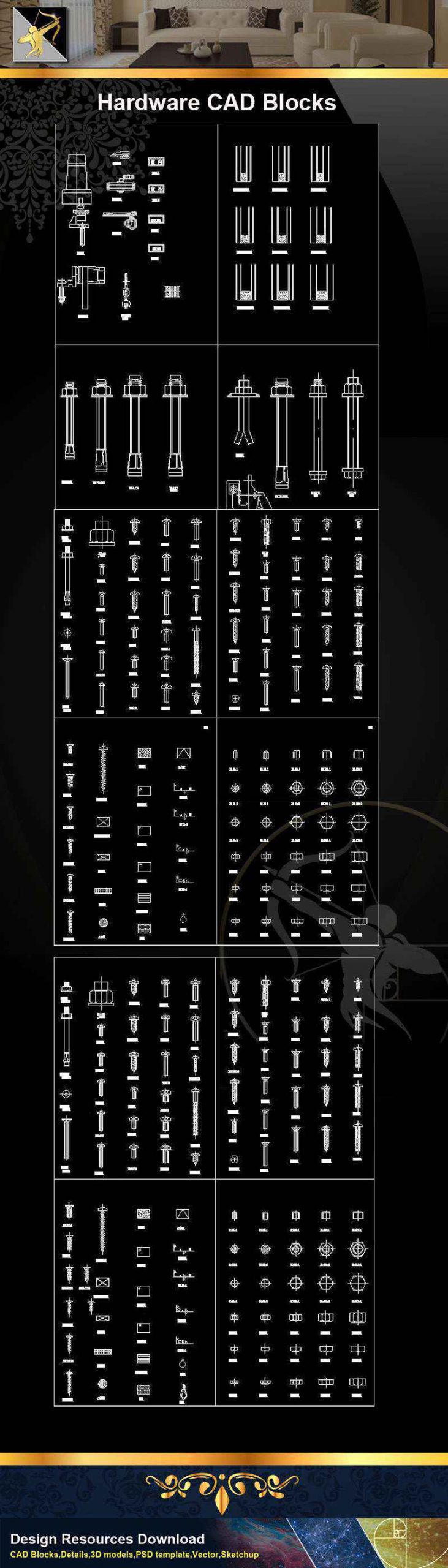 ★【Hardware CAD Blocks】 - Image 2