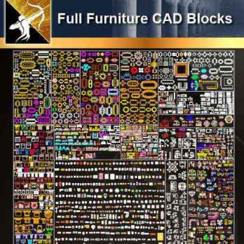 ★【 Full Interior Design Autocad Blocks Bundle V.5】@All Autocad Blocks Collection