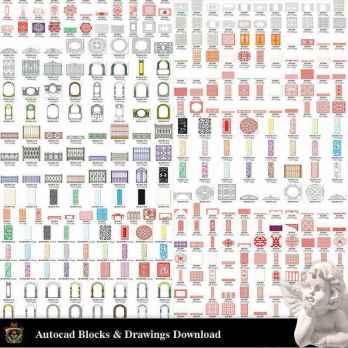 ★【Neoclassical Style Decor CAD Design Elements V.2】Neoclassical interior, Home decor,Traditional home decorating,Decoration