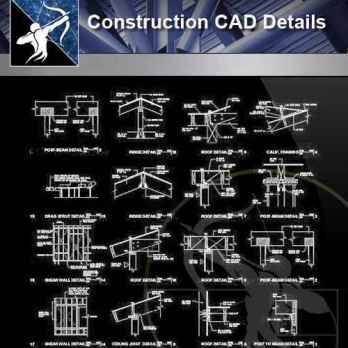 【Architecture CAD Details Collections】Construction CAD Details V.2