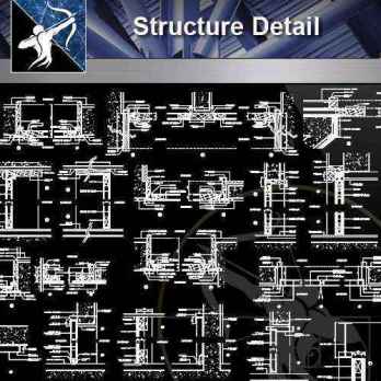 【Architecture CAD Details Collections】Structure CAD Details V1