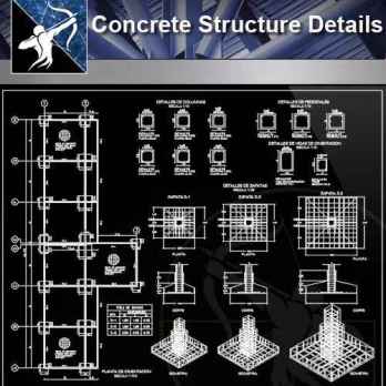 Concrete Structure CAD Details