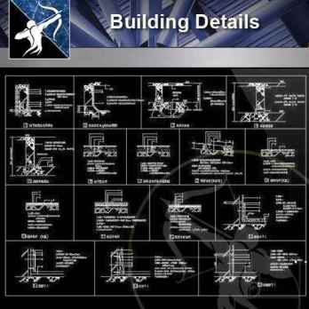【Architecture CAD Details Collections】Building CAD Details