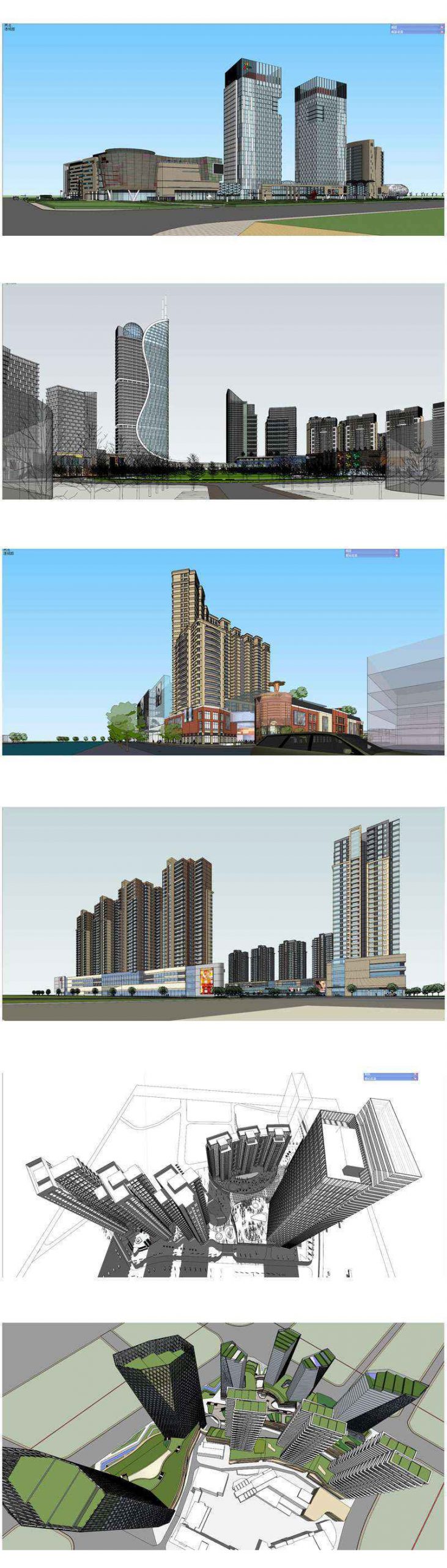 ★Best 13 Types of Skyscraper Architecture and tall buildings Sketchup 3D Models Collection - Image 4